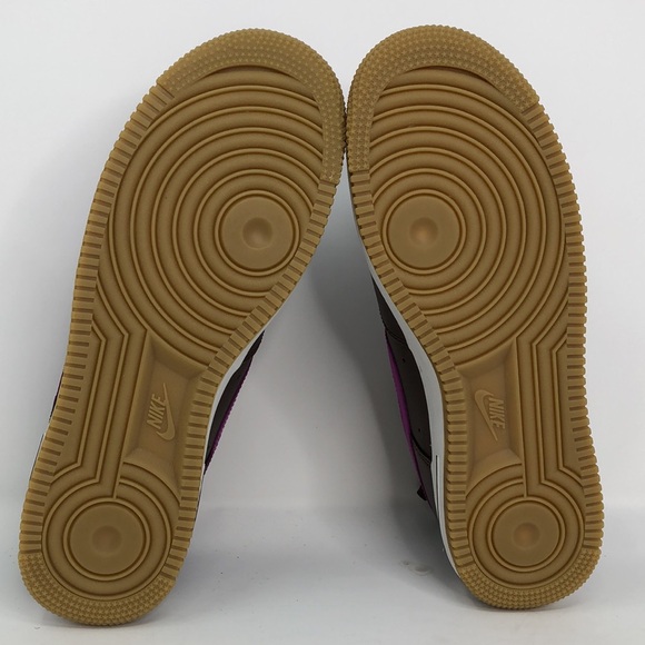 Nike Mens Air Force 1 ‘07 Baroque Brown Vivid Purple IM2368-237 Sneakers-Size 8 - Picture 15 of 16